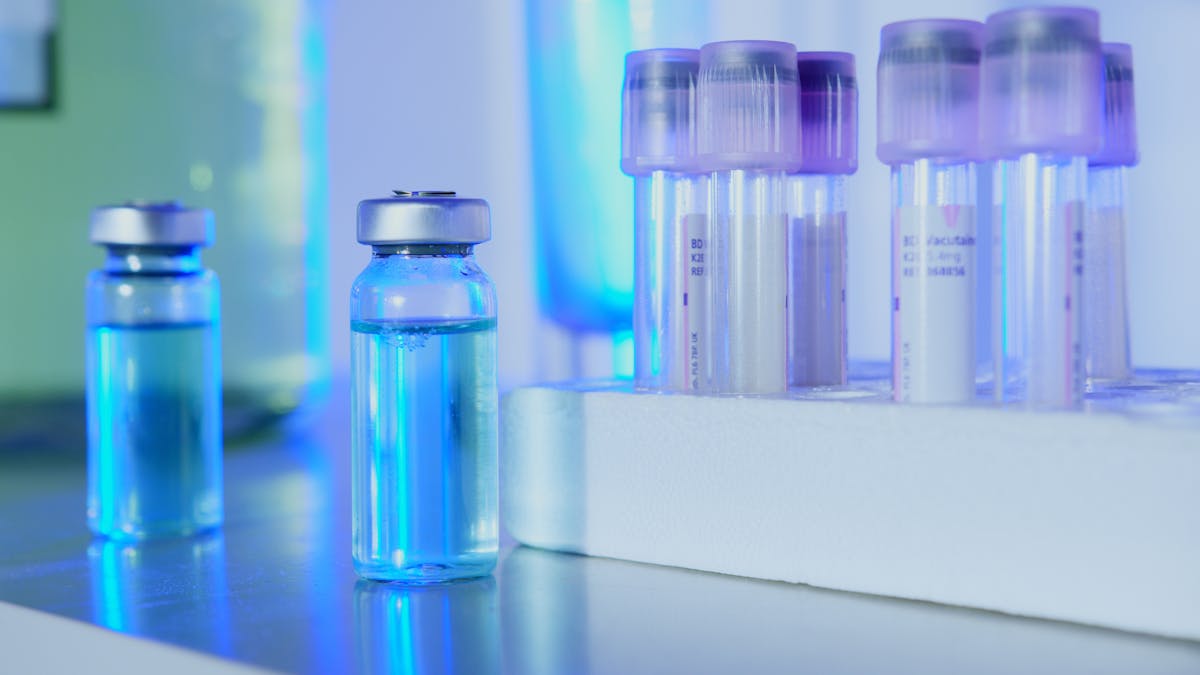 Laboratory reagent vials